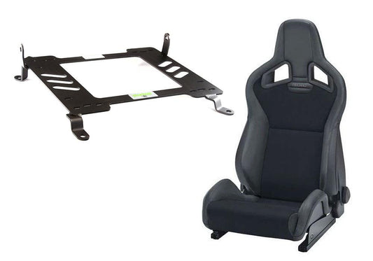 Recaro Sportster CS Seats + Planted Mounting Hardware Combo | 2008-2015 Mitsubishi Evo X