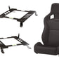 Recaro Cross Sportster CS Heated Seats + Planted Mounting Hardware Combo | 2008-2015 Mitsubishi Evo X