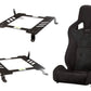 Recaro Cross Sportster CS Heated Seats + Planted Mounting Hardware Combo | 2008-2015 Mitsubishi Evo X