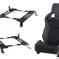 Recaro Cross Sportster CS Heated Seats + Planted Mounting Hardware Combo | 2008-2015 Mitsubishi Evo X