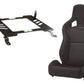 Recaro Cross Sportster CS Heated Seats + Planted Mounting Hardware Combo | 2008-2015 Mitsubishi Evo X