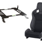 Recaro Cross Sportster CS Heated Seats + Planted Mounting Hardware Combo | 2008-2015 Mitsubishi Evo X