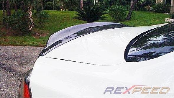 Rexpeed Evo X Duckbill Trunk Lip - FULL CARBON