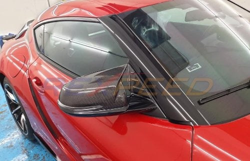 Supra GR 2020+ Carbon Fiber Mirror Cap Full Replacements