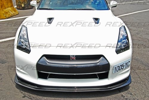 GTR R35 TS-Style Carbon Fiber Splitter