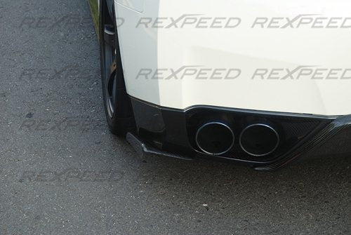 Rexpeed GTR R35 Rear Bumper Extensions