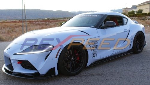 Rexpeed Supra 2020 V2 Carbon Fiber Splitter + Side Skirt extensions + Rear Bumper Side Spats