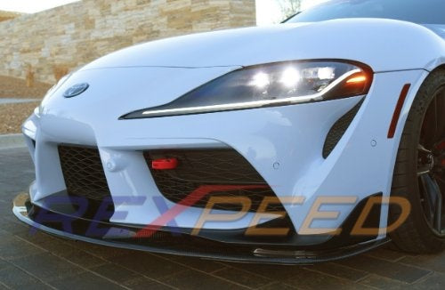 Rexpeed Supra 2020 V2 Carbon Fiber Splitter + Side Skirt extensions + Rear Bumper Side Spats