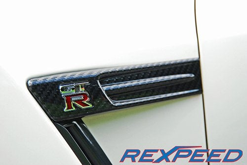 Rexpeed CF GTR R35 Fender Logo Cover