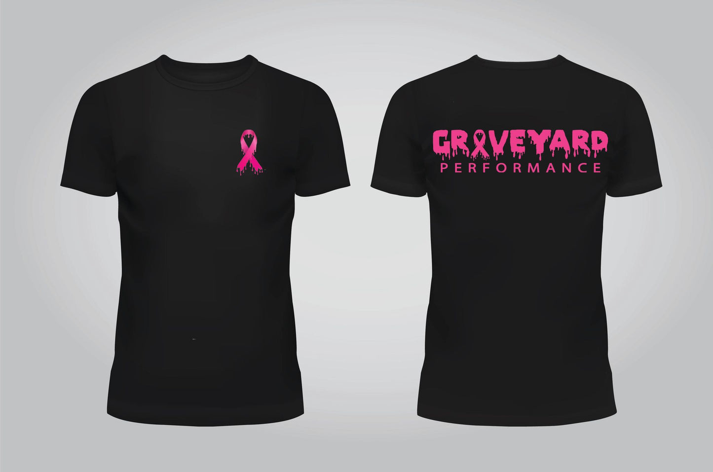 Graveyard Performance Ribbon Over Breast BCA Mens Shirt