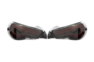 OLM VL Style Sequential Tail Light Red / Smoked / Gold [Scion FR-S 2013-2016 / Subaru BRZ 2013+ / Toyota 86 2017+]