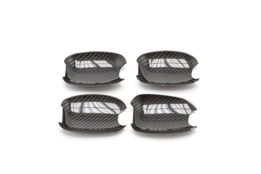 OLM S-line Dry Carbon Fiber Door Handle Inserts - Subaru WRX / STI 2015+