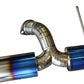 R35 GTR TOP SPEED PRO-1 100% Full Titanium Y-Pipe Back Exhaust System 127mm Tips