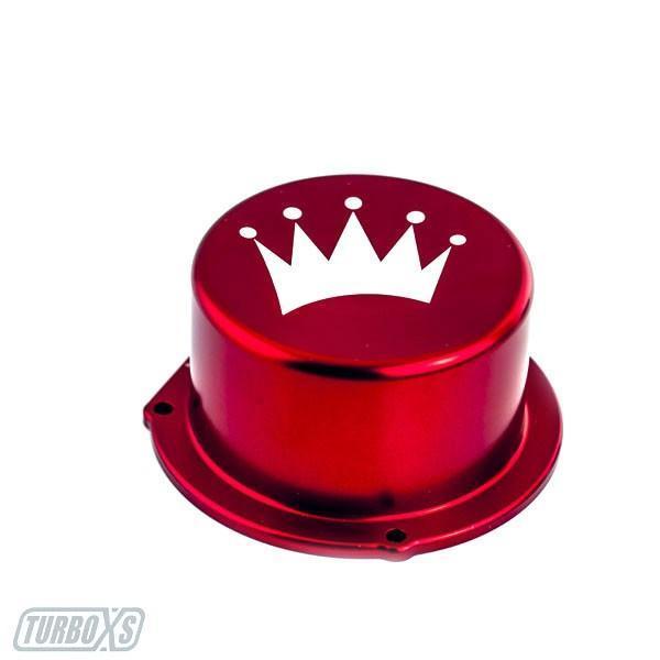 TurboXS Billet Aluminum Vacuum Pump Cover Red [Subaru WRX 2015+]